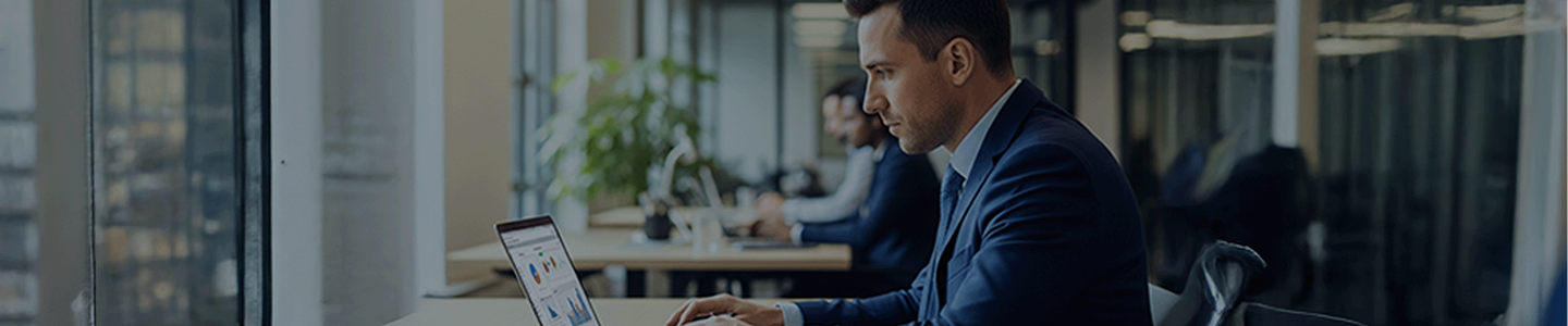 Professional in office environment