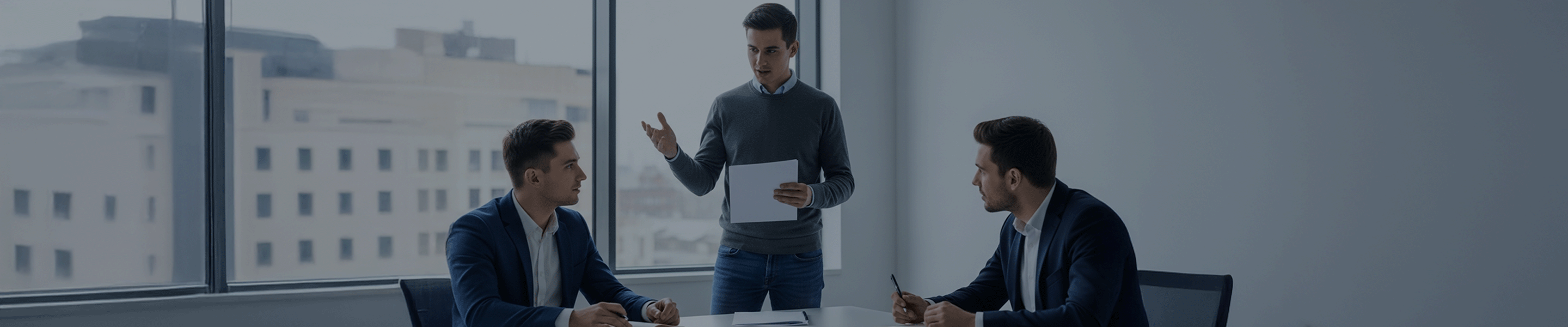 Professional in office environment